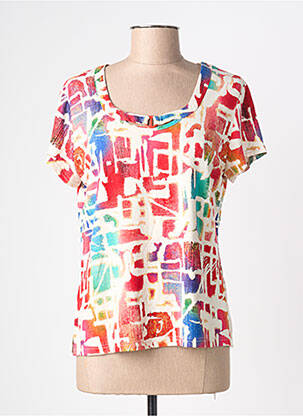 T-shirt rouge FRANCE RIVOIRE femme