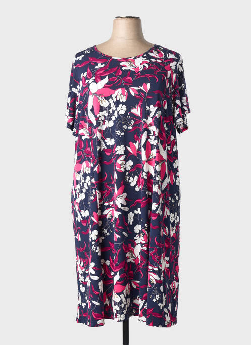 Robe mi-longue bleu FRANCE RIVOIRE femme