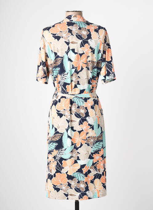 Robe mi-longue bleu GUY DUBOUIS femme