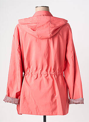 Imperméable manches longues a capuche rose BOCA BOKA femme