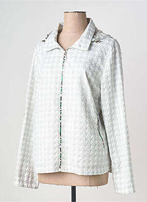 Coupe-vent poches a capuche gris REVER MILE femme