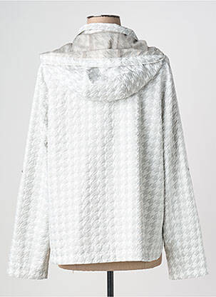 Coupe-vent poches a capuche gris REVER MILE femme