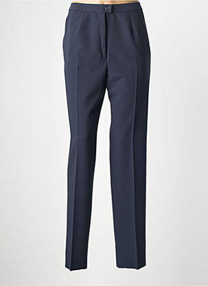 Pantalon droit tissage popeline taille normale bleu ARMOR LUX femme