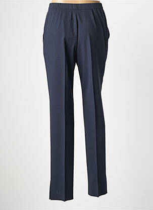 Pantalon droit tissage popeline taille normale bleu ARMOR LUX femme