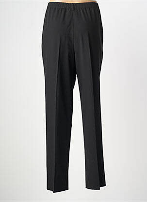 Pantalon droit tissage crêpe taille basse noir KARTING femme