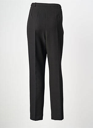 Pantalon droit tissage crêpe taille normale noir WEINBERG femme