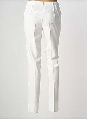 Pantalon slim taille haute taille haute beige CHRISTIAN MARRY femme