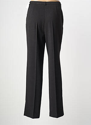 Pantalon droit tissage crêpe taille haute noir PAUPORTÉ femme