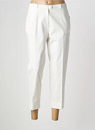Pantalon 7/8 taille à pinces taille normale beige CHRISTIAN MARRY femme
