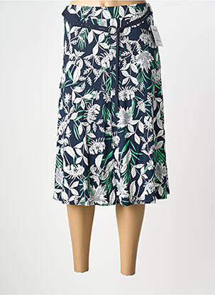 Jupe mi-longue taille normale bleu FRANK WALDER femme