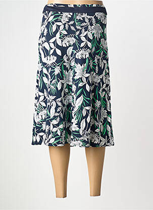 Jupe mi-longue taille normale bleu FRANK WALDER femme