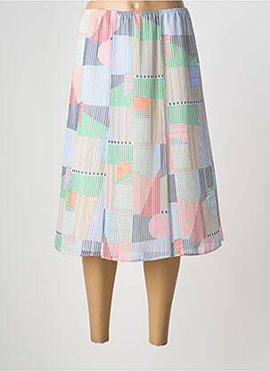 Jupe mi-longue taille normale bleu SOMMERMANN femme