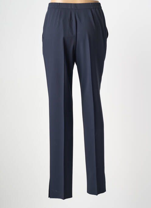 Pantalon droit tissage popeline taille normale bleu ARMOR LUX femme