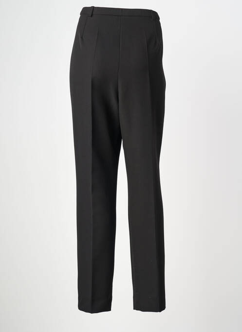Pantalon droit tissage crêpe taille normale noir WEINBERG femme