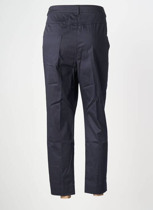 Pantalon 7/8 tissage popeline taille normale bleu CHRISTIAN MARRY femme
