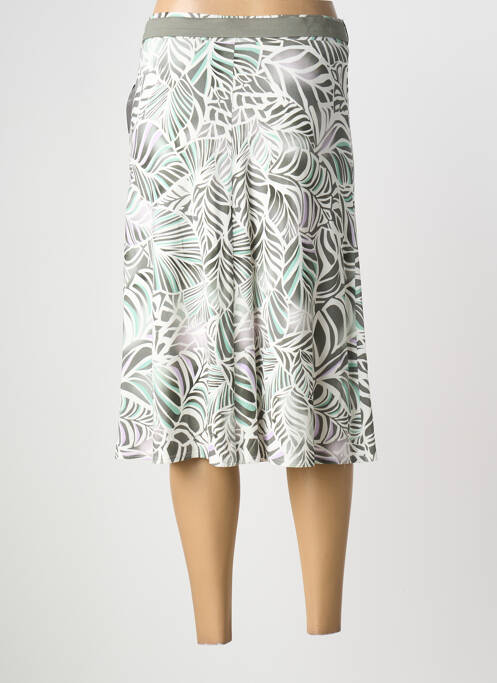 Jupe mi-longue stretch vert FRANK WALDER femme