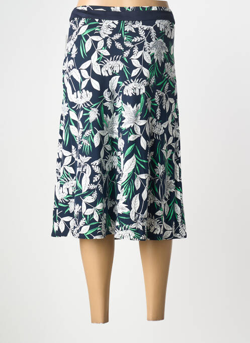 Jupe mi-longue taille normale bleu FRANK WALDER femme