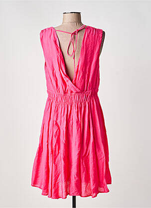 Robe courte sans manche sans manche rose C'EST BEAU LA VIE femme