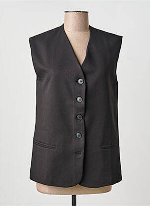 Gilet sans manche doublure noir O'MER femme