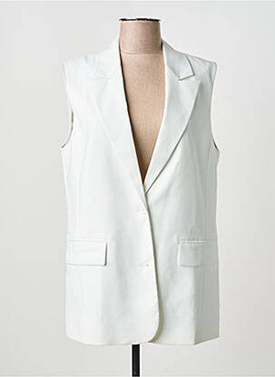 Blazer poches blanc VAN-DOS femme