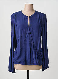Blouse manches longues manches longues bleu LES P'TITES BOMBES femme