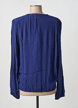 Blouse manches longues manches longues bleu LES P'TITES BOMBES femme
