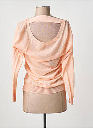 Pull col bateau manches longues rose COP COPINE femme