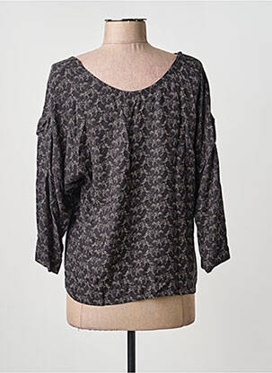 Top imprimé fantaisie manches 3/4 noir COP COPINE femme
