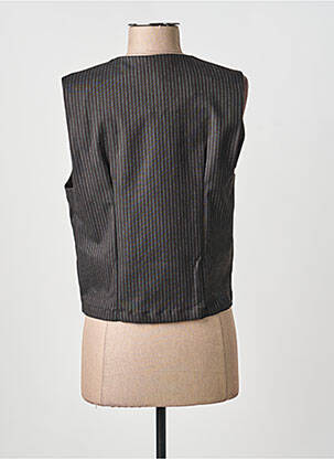 Gilet sans manche coupe cintrée noir MADO ET LES AUTRES femme