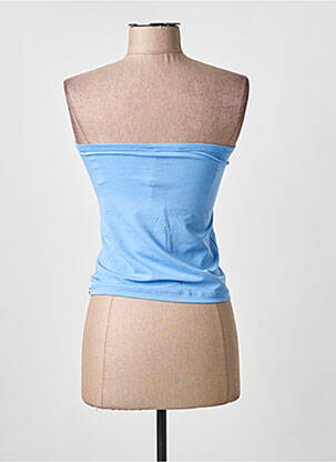 Top tissage jersey sans manche bleu COP COPINE femme