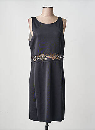 Robe mi-longue sans manche sans manche noir COP COPINE femme