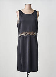 Robe mi-longue sans manche sans manche noir COP COPINE femme
