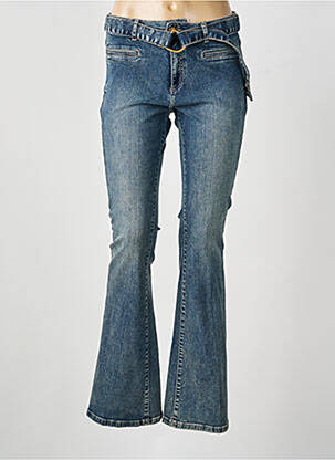 Jean coupe flare stretch taille normale bleu PARA MI femme