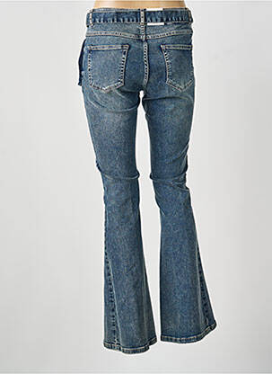 Jean coupe flare stretch taille normale bleu PARA MI femme