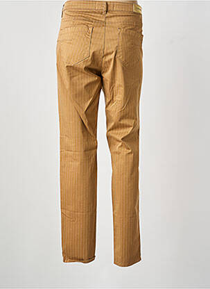 Pantalon chino tissage popeline taille normale marron COUTURIST femme