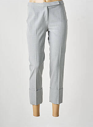 Pantalon 7/8 taille à pinces taille normale gris COP COPINE femme