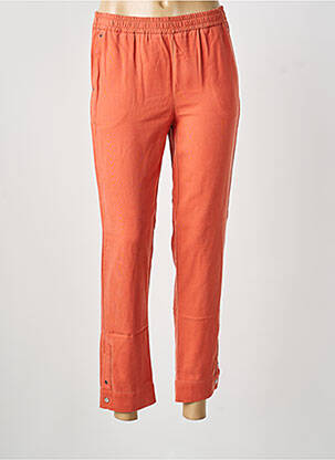 Pantalon 7/8 taille élastique taille normale orange COP COPINE femme