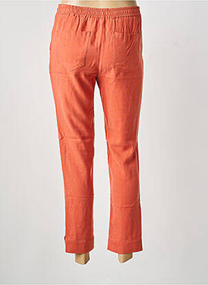 Pantalon 7/8 taille élastique taille normale orange COP COPINE femme