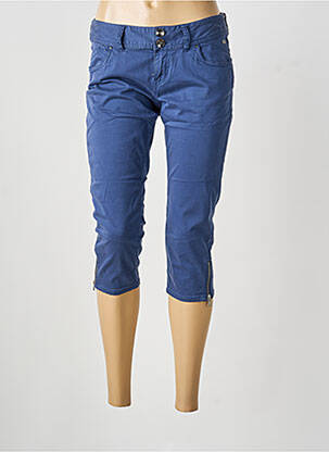 Corsaire skinny taille basse bleu DDP femme