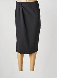 Jupe mi-longue taille haute noir ARTLOVE femme