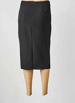 Jupe mi-longue taille haute noir ARTLOVE femme