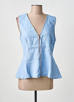 Top bleu COP COPINE femme