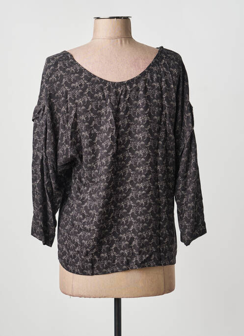 Top imprimé fantaisie manches 3/4 noir COP COPINE femme