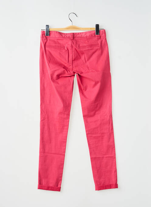 Pantalon chino taille basse taille basse rose DDP femme