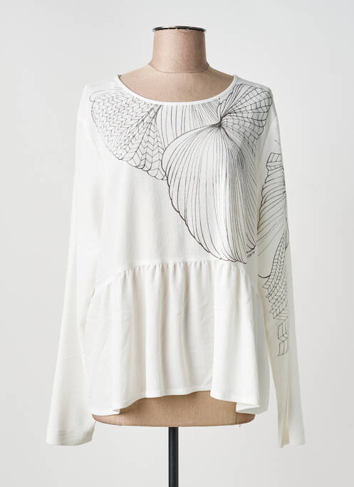 Top blanc COP COPINE femme
