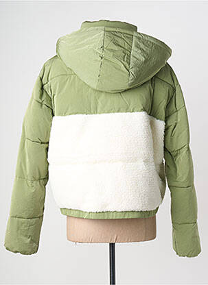 Doudoune manches longues a capuche vert KAPORAL femme