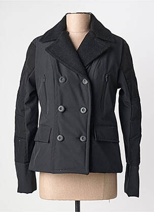 Manteau court poches sans capuche noir BOMBOOGIE femme
