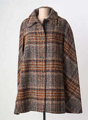 Poncho marron MOLLY BRACKEN femme