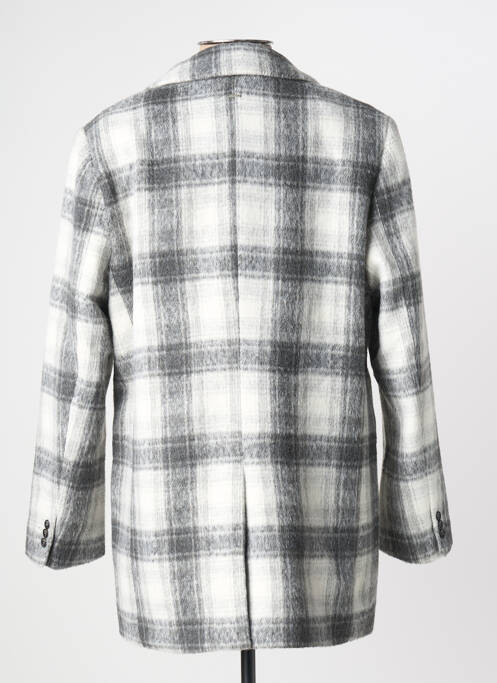 Manteau court coupe droite sans capuche gris KAPORAL femme