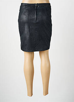 Jupe courte fermeture zippée au dos noir GUESS femme